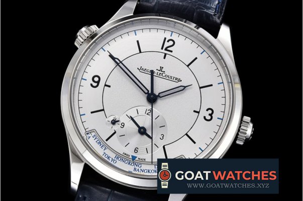 Jaeger Lecoultre - Master Control Geographic Sector SS/LE Wht MY9015 Mod