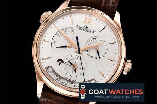 Jaeger Lecoultre - Master Control Geographic PR RG/LE Wht ZF MY9015 Mod