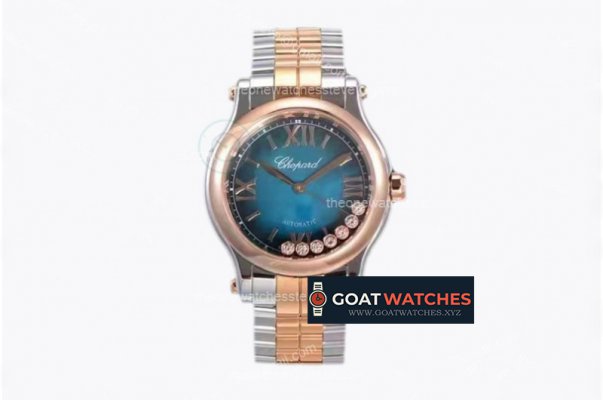 Chopard - Happy Sports 36mm RG/SS Blue YF A2891