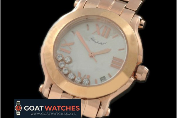 Chopard - Happy Sports RG/RG White Original Swiss Qtz