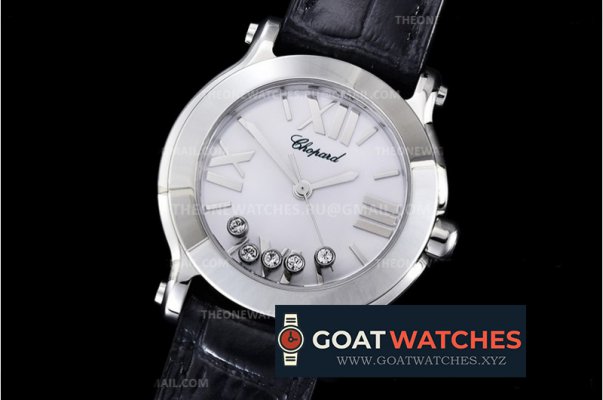 Chopard - Happy Sports Diamonds SS/LE Wht/Rm/Dm Swiss ETA Qtz