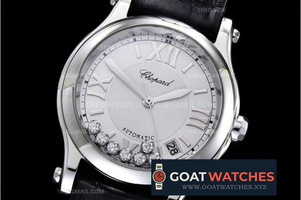 Chopard - Happy Sports Diamonds 36mm SS/LE Wht/Rmn Asia 2892