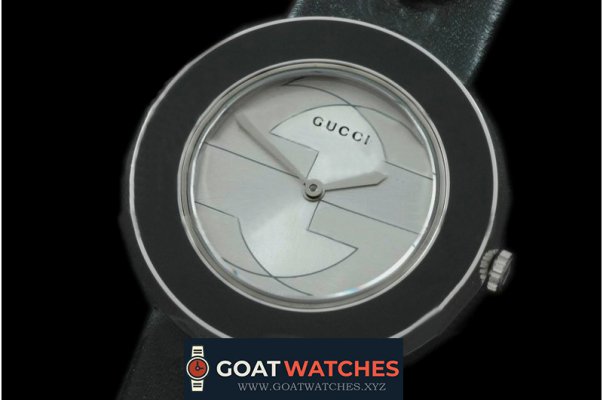 Gucci - U Play Mid Size SS/LE Wht / Blk Jap Quartz