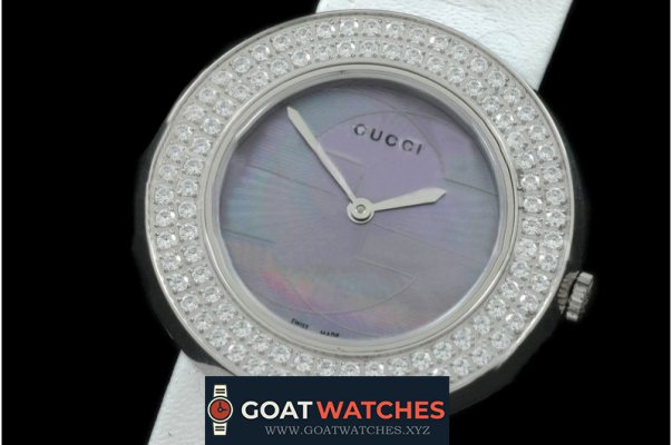 Gucci - U Play Mid Size SS/LE MOP Voilet / Diam Jap Quartz