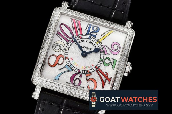 Franck Muller - Master Sq 6002 Midsize SS/LE White Crazy GF - Swiss Qtz