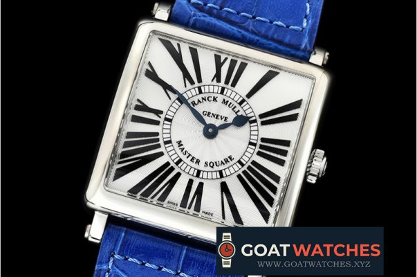 Franck Muller - Master Sq 6002 Midsize SS/LE Blue White GF - Swiss Qtz