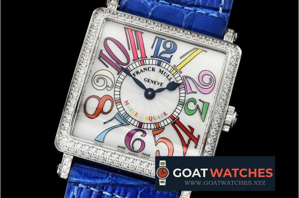 Franck Muller - Master Sq 6002 Midsize SS/LE Blue Crazy GF - Swiss Qtz