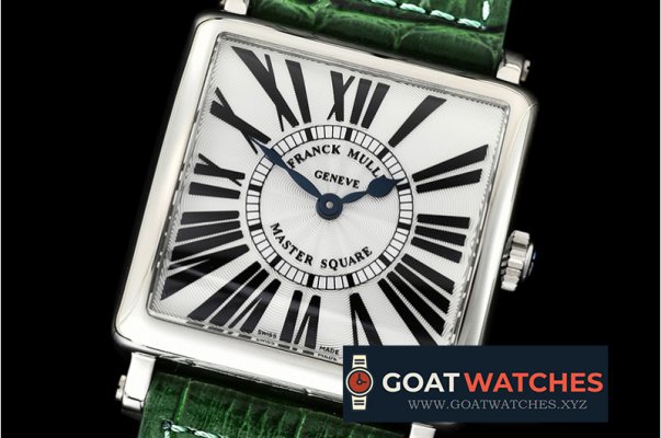 Franck Muller - Master Sq 6002 Midsize SS/LE Green White GF - Swiss Qtz