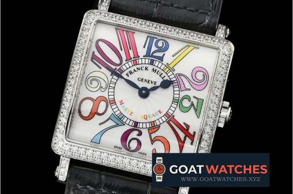 Franck Muller - Master Sq 6002 Midsize SS/LE Blk Crazy GF - Swiss Qtz