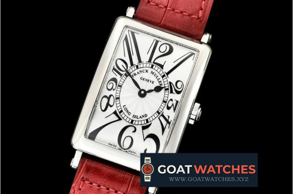 Franck Muller - Long Island Ladies 952QZ SS/LE (Red) Wht GF Swiss Qtz