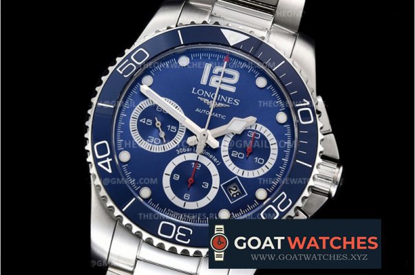 Longines - HydroConquest Chrono Mens SS/SS Blue ACF A7750