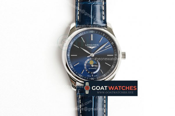 Longines - Master Moonphase SS/LE Blue/Stk GF A899