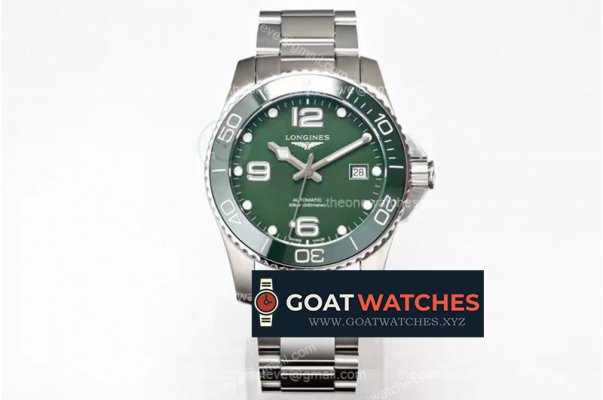 Longines - HydroConquest Mens SS/SS Green TWF Asia 2824