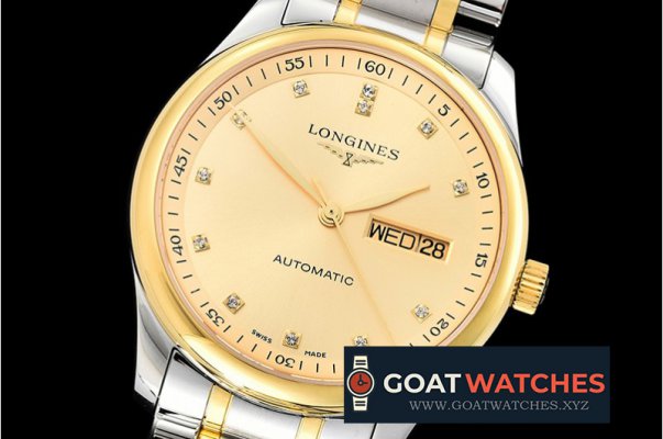 Longines - Longines Master Collection DayDate YG/SS LGF Gold A2836