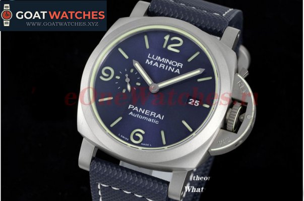 Panerai - PAM1117 Lum. Marina Auto 44mm TI/NY Blue VSF P9010