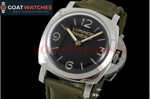 Panerai - PAM606 Luminor 47mm Black Dial SS/NY HWF A3000