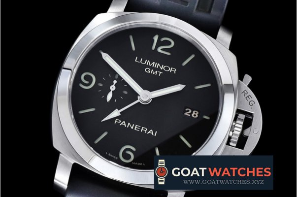 Panerai - PAM320 M Luminor GMT SS/RU Black VSF V2 P9001 Mod