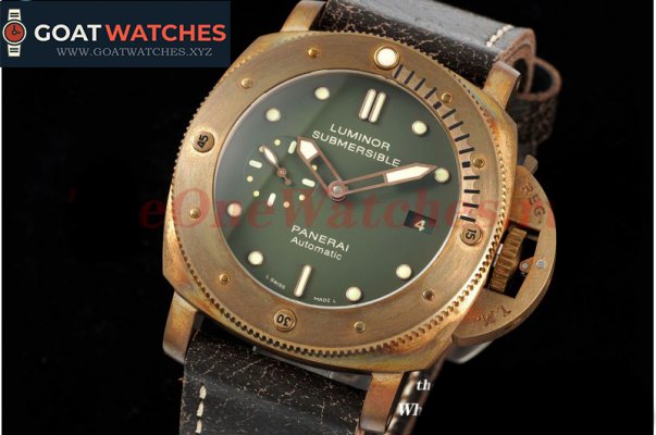 Panerai - PAM382N Bronzo Submersible BR/LE Green VSF V2 Mod9000