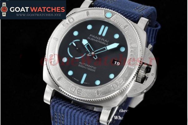 Panerai - PAM985 Mike Horn Submersible Tit Blue TI/NY VSF P9010