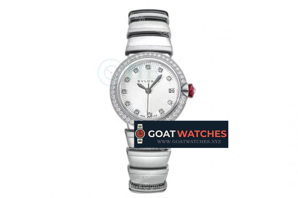 Bvlgari - Lvcea series 33mm SS/SS White/Dia Dia BVF 9015