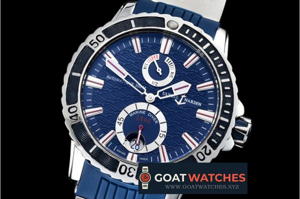 Ulysse Nardin - Maxi Marine 44mm SS/RU Blue Asia 23J Mod