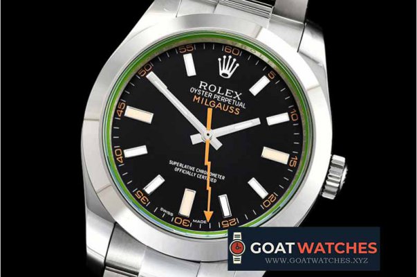 Rolex - Milgauss Black 116400 M SS/SS Black BP Asia 3131