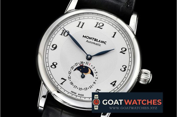 Mont Blanc - Star Legacy MoonPhase 42mm SS/LE White MY9015 Mod