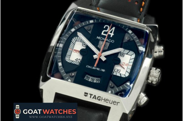 Tag Heuer- Monaco Concept 24 SS/LE Black Jap Quartz Chrono