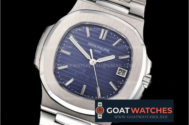 Patek Philippe - Nautilus Jumbo 5711 40th SS/SS Blue/Dia TBF MY9015 Mod