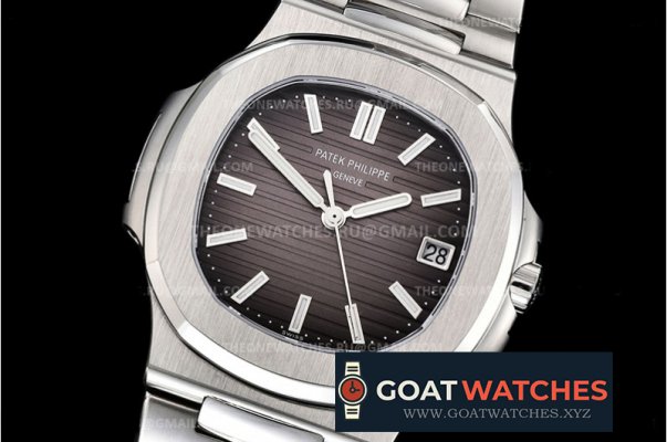 Patek Philippe - Nautilus Jumbo 5711 SS/SS Grey/Stk TBF MY9015 Mod