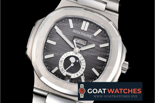 Patek Philippe - Nautilus Annual Cal. 5726 SS/SS Grey V9F MY9015 Mod