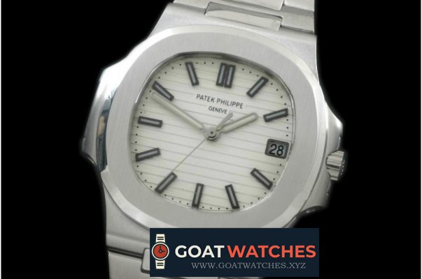 Patek Philippe - Nautilis Jumbo SS/SS White Miyota 9015