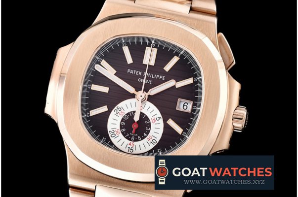 Patek Philippe - 5980 Nautilis Chrono RG/RG Brown BP A-7750