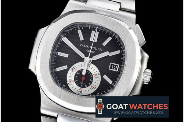 Patek Philippe - 5980 Nautilis Chrono SS/SS Black BP A-7750