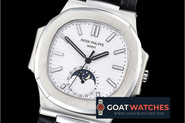 Patek Philippe - Nautilus MoonPhase SS/LE White MY9015