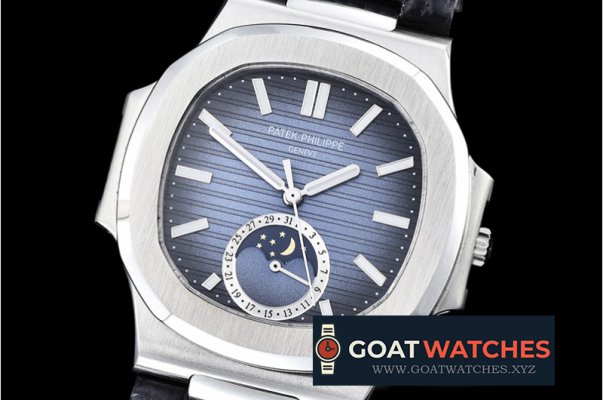 Patek Philippe - Nautilus MoonPhase SS/LE Blue MY9015