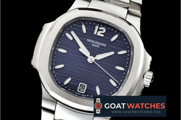 Patek Philippe - Nautilus 7018 Ladies 33mm SS/SS Blue PF MY9015