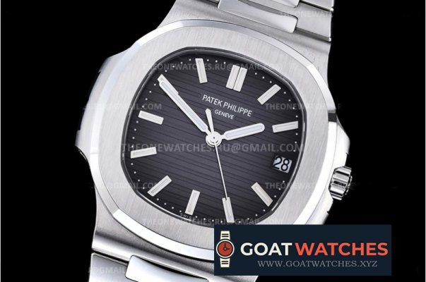 Patek Philippe - Nautilus Jumbo 5711 SS/SS Grey/Stk PPF V3 MY9015 Mod