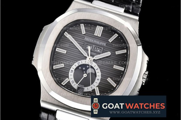 Patek Philippe - Nautilus Annual Cal. 5726A SS/LE Grey PF MY9015 Mod