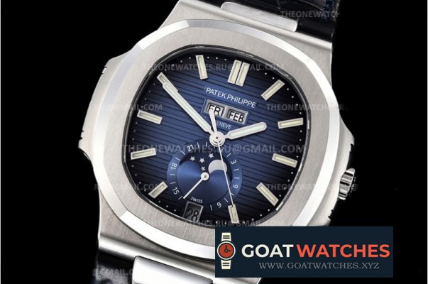 Patek Philippe - Nautilus Annual Cal. 5726A SS/LE Blue PF MY9015 Mod