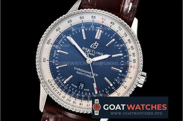 Breitling - Navitimer 1 41mm Brown SS/LE Blue TF A2824