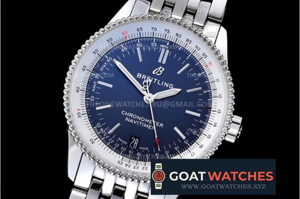 Breitling - Navitimer 1 38mm SS/SS Blue KOR Swiss SW200