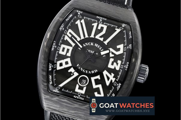 Franck Muller - Vanguard Mens FC/NY/RU Black/Num White Asia 23J