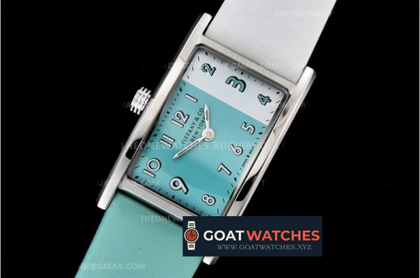 Tiffany & Co. - Tiffany Co East West Driver SS/LE Blue/Wht/Num MY Qtz