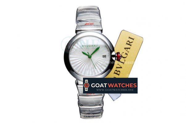 Bvlgari - Halo series 33mm SS/SS Grn Qua