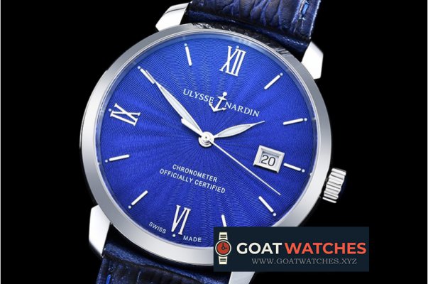 Ulysse Nardin - Le Locle 40mm SS/LE Blue Num Asia 2892