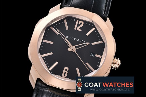 Bvlgari - Octo Solotempo Automatic RG/LE Black Asia 23J Mod