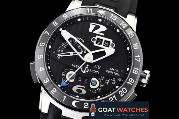 Ulysse Nardin - Executive Toro 326-03 Automatic SS/RU Black Asia 23J