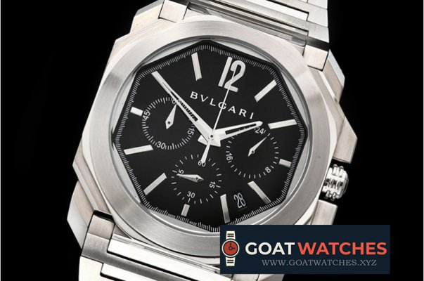 Bvlgari - Octo Maserati Ed. Chronograph SS/SS Blk VK Qtz Chr