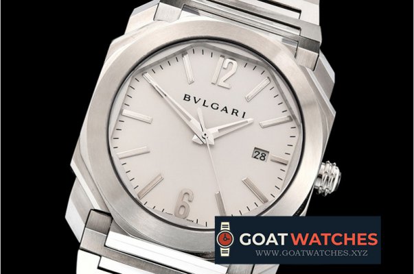 Bvlgari - Octo 38mm Automatic SS/SS White BVF Miyota 9015